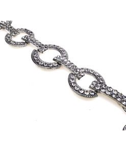 Ladies Waist Belly Silver Diamond Chain Belt Body Jewelry for Backless Dress