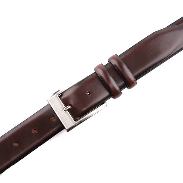 Vintage Classic Brown Genuine Leather Belt for Men - Image 7