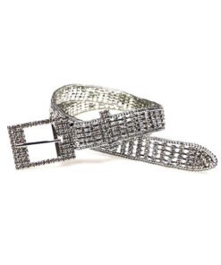 Shiny Diamond Studded Bling Bling Chain Belts for Ladies