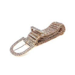 Alternative view of Sparkly Rhinestone  Gold Chain Belts for Women