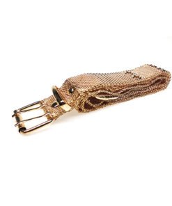 Alternative view of Womens Fashion Gold Metal Mesh Western  Punk Chain Belts for Jeans