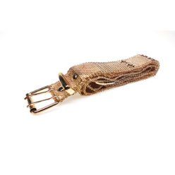 Alternative view of Womens Fashion Gold Metal Mesh Western  Punk Chain Belts for Jeans