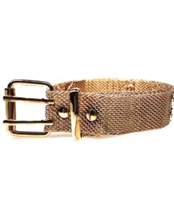Womens Fashion Gold Metal Mesh Western  Punk Chain Belts for Jeans