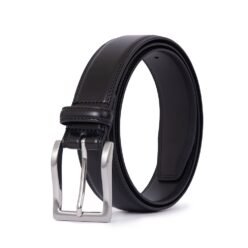 Single Prong Buckle Business Leather Belt for Men LA1030