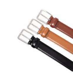 Alternative view of Genuine Leather Single Prong Buckle Belt LA1240A