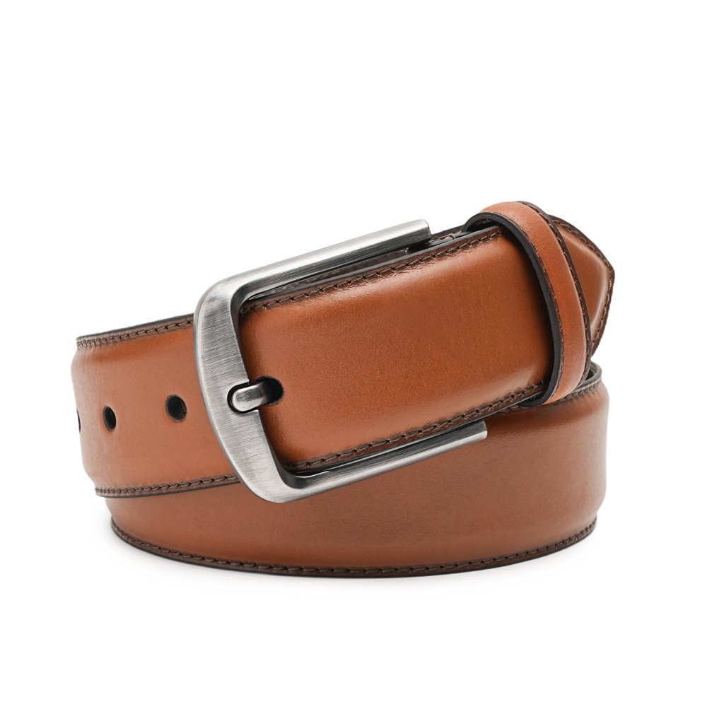 Full-Grain Leather Casual Dress Belt LA2069N - Image 11